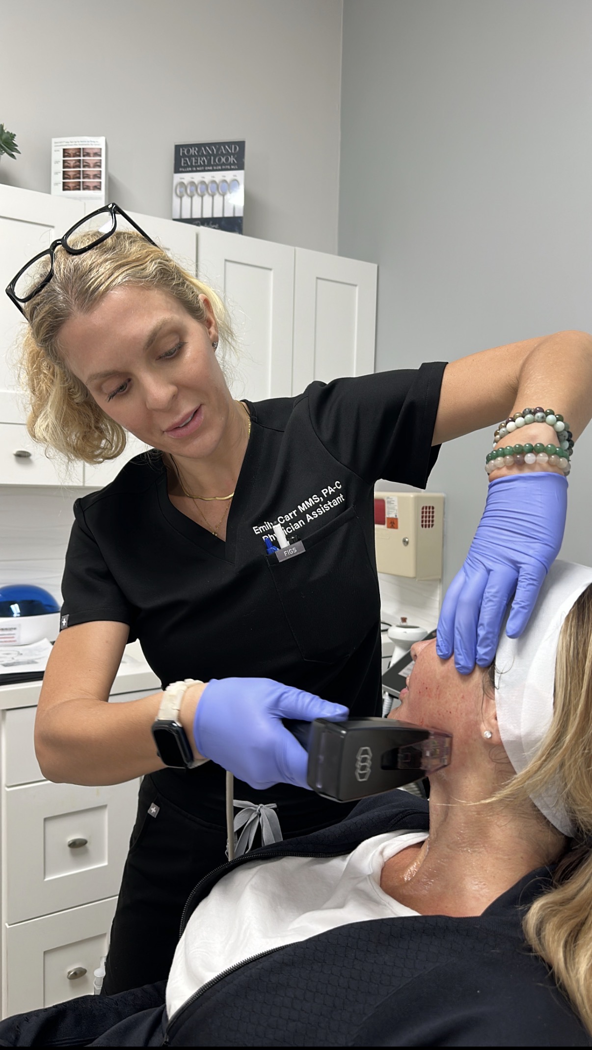 Before and after Morpheus8 results at On-Point Aesthetics Boca Raton